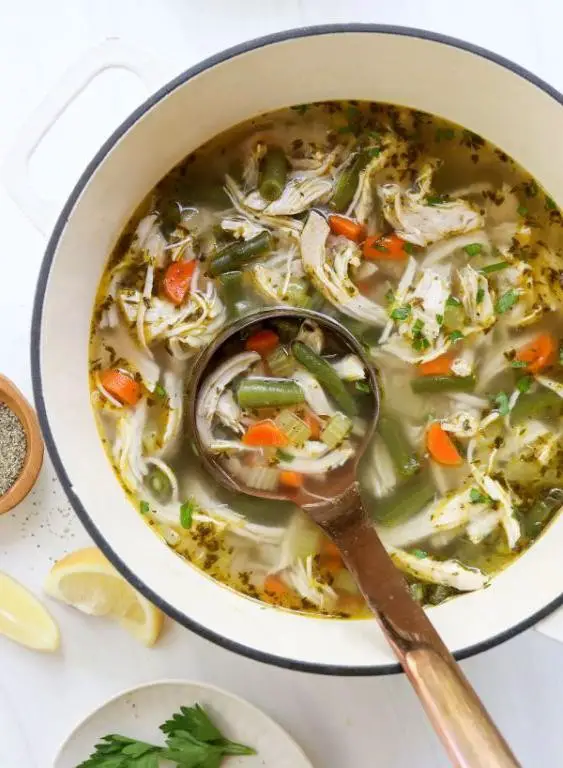 Homemade Chicken and Vegetable Soup