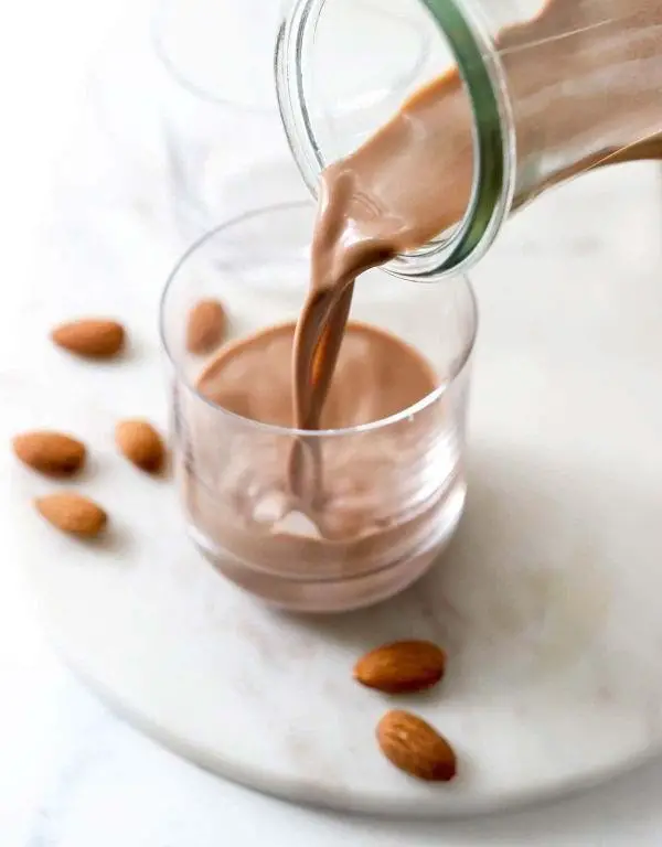 Homemade Chocolate Almond Milk