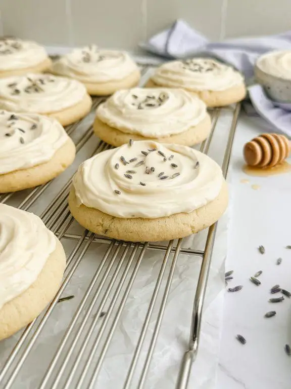 Honey Lavender Butter Cookies