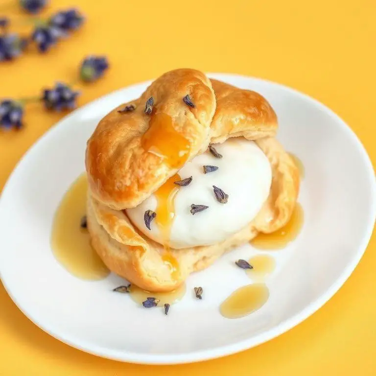 Honey Lavender Cream Puffs