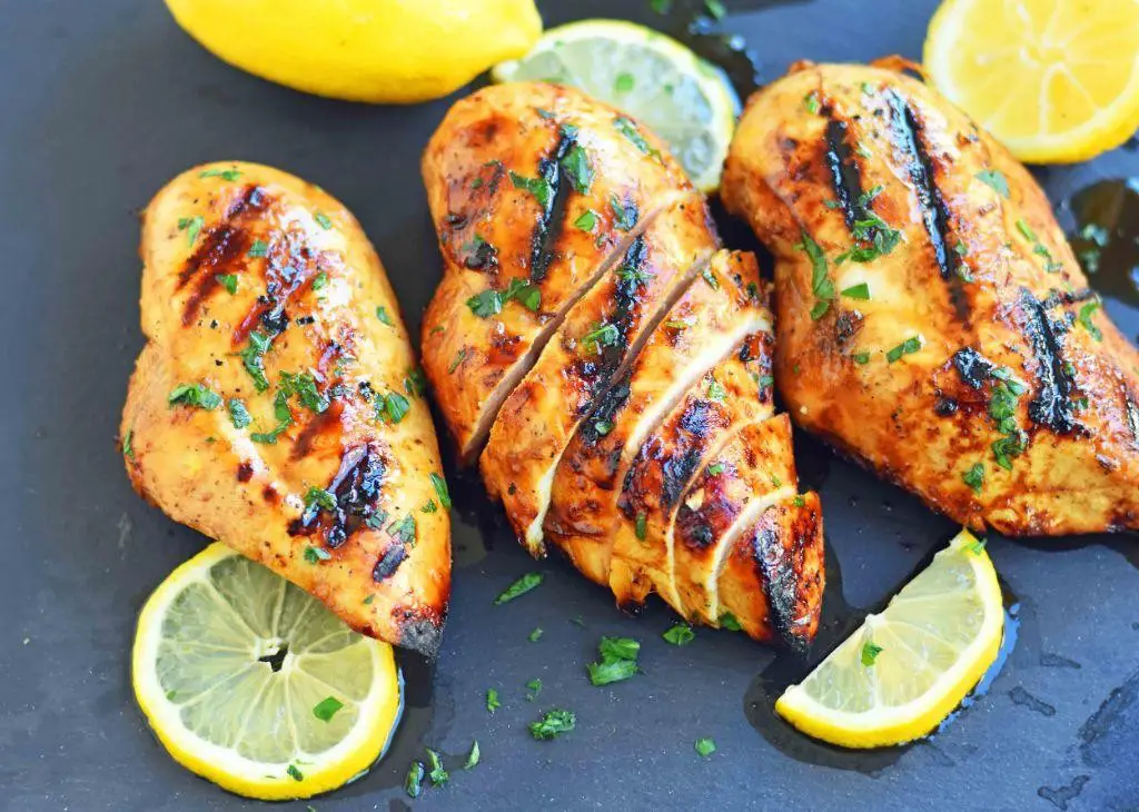 Honey Lemon Grilled Chicken Thighs