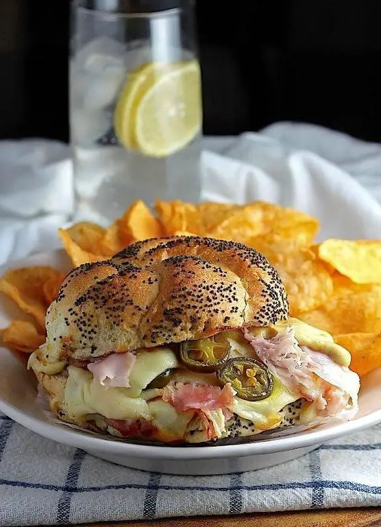 Hot Ham and Cheese with Jalapeños