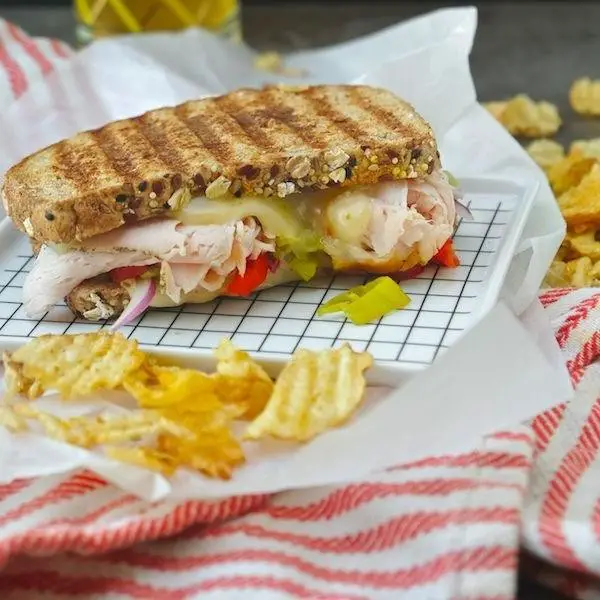 Hot Turkey and Pepper Jack Sandwich