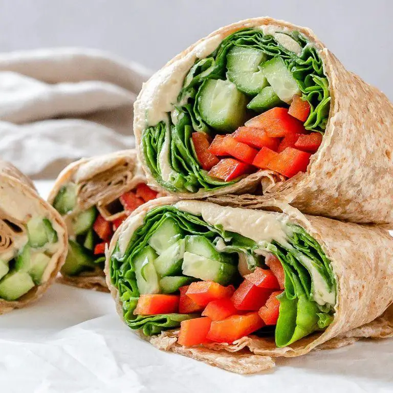 Hummus and Veggie Wrap