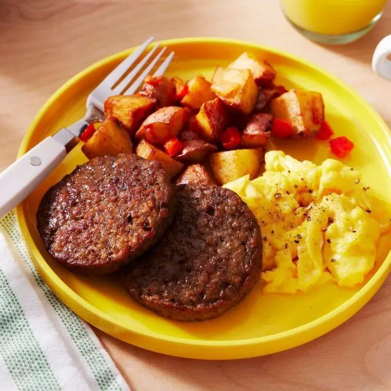 Impossible Breakfast Sausage Patties