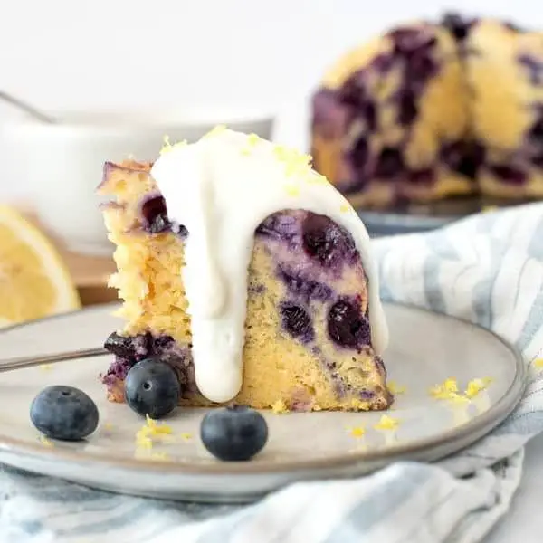 Instant Pot Blueberry Lemon Cake