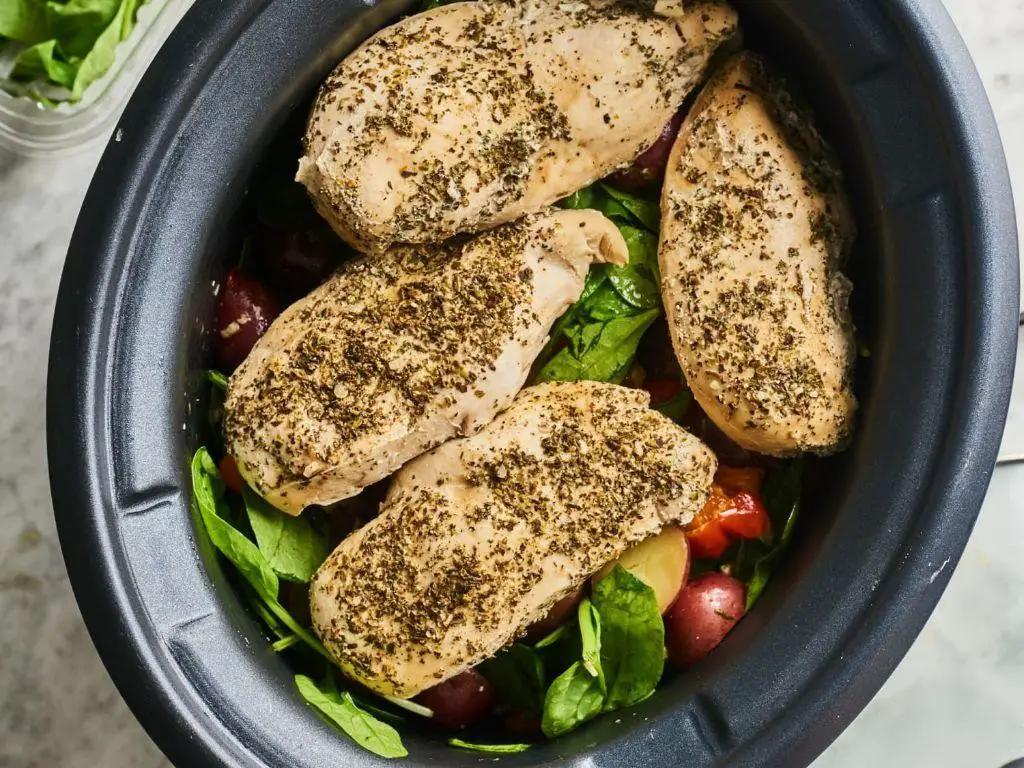 Italian Chicken and Vegetable Crockpot
