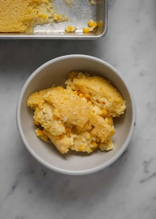 Jalapeno and Cheddar Cornbread Pudding