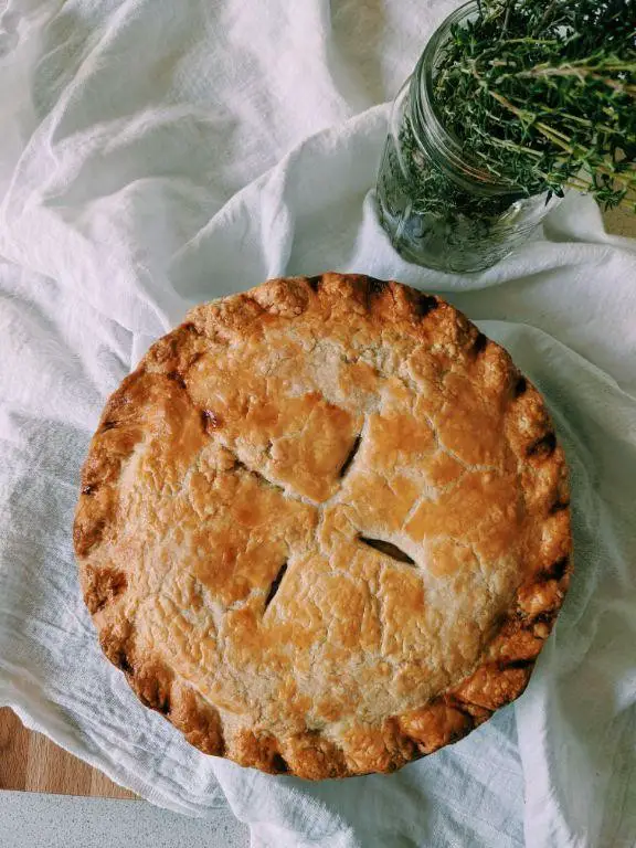 Jerk Chicken Pot Pie with Flaky Crust