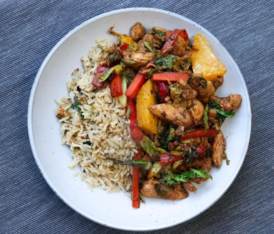 Jerk Chicken Stir Fry with Vegetables