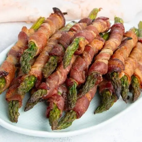 Keto Bacon Wrapped Asparagus