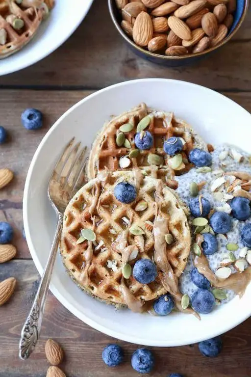 Keto Hazelnut Flour Waffles