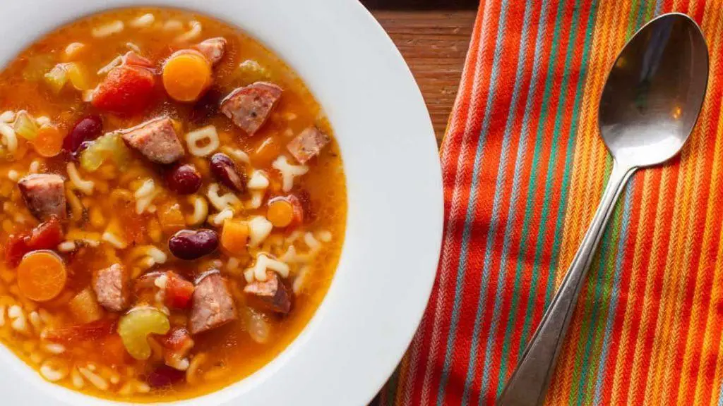 Kielbasa Minestrone Soup