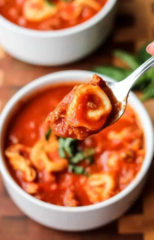 Kielbasa Tomato Basil Soup
