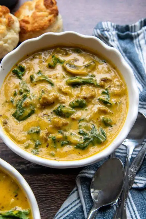 Kielbasa and Pumpkin Soup