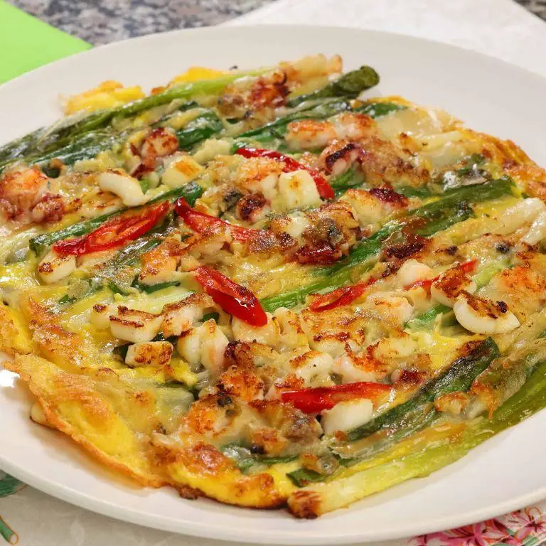 Korean Pancake with Seafood