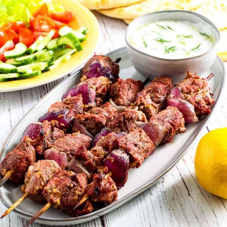 Lamb Kebabs with Yogurt Sauce
