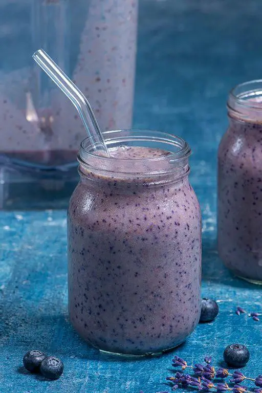 Lavender Blueberry Smoothie