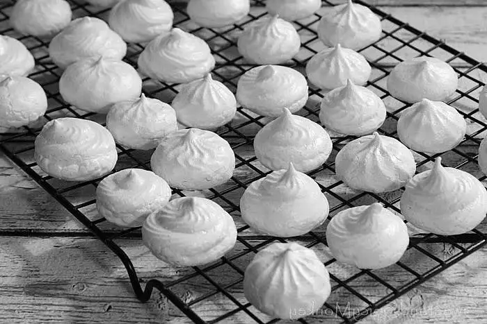 Lavender French Meringues
