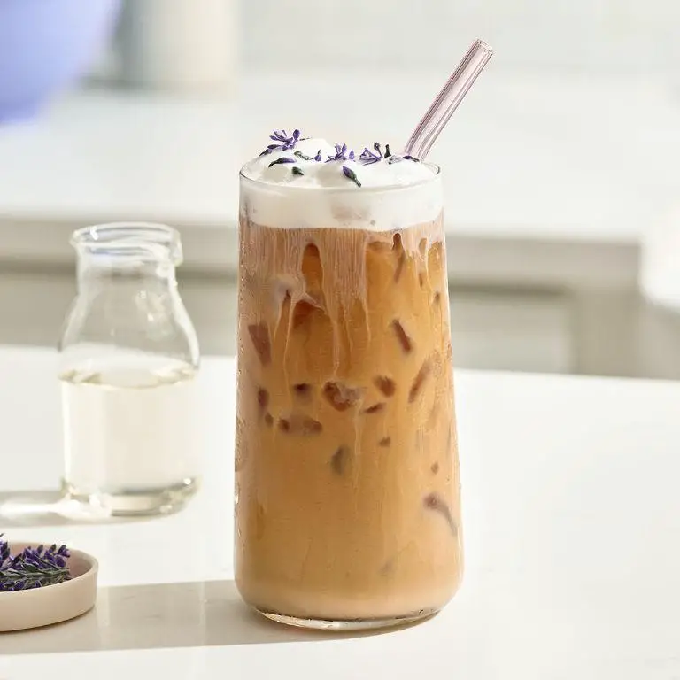 Lavender Iced Coffee