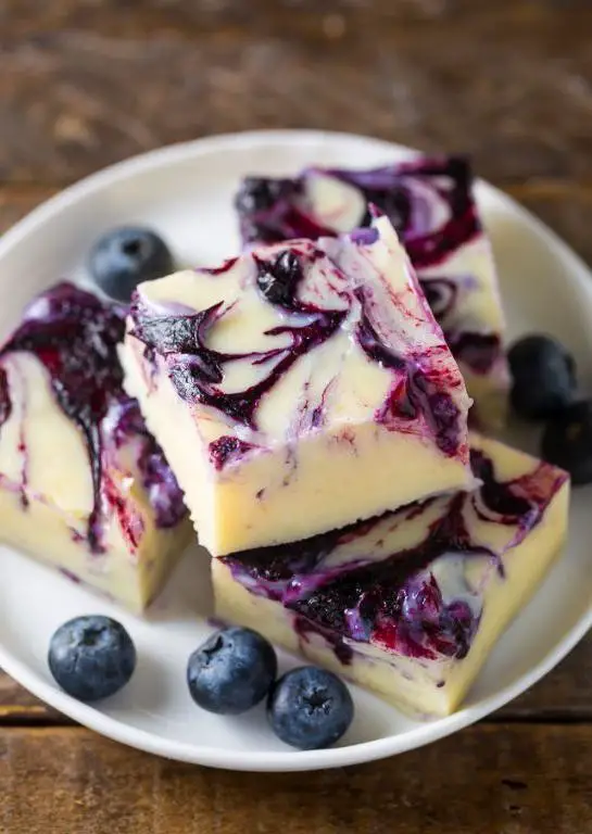 Lemon Blueberry Fudge