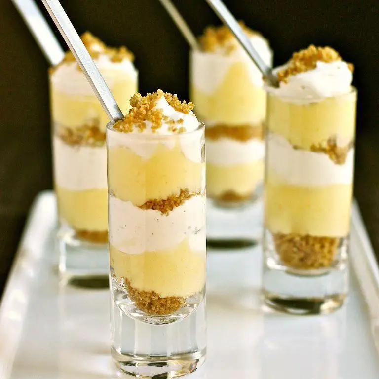 Lemon Cake Mix Parfait