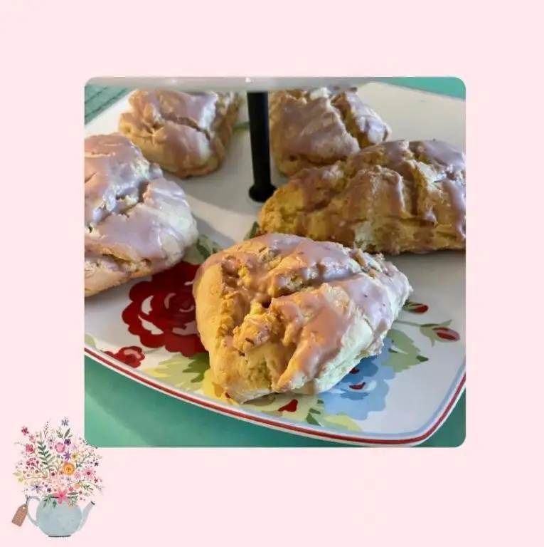 Lemon Cake Mix Scones