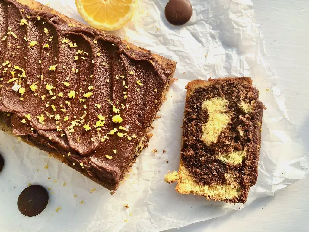 Lemon Drizzle Marble Cake