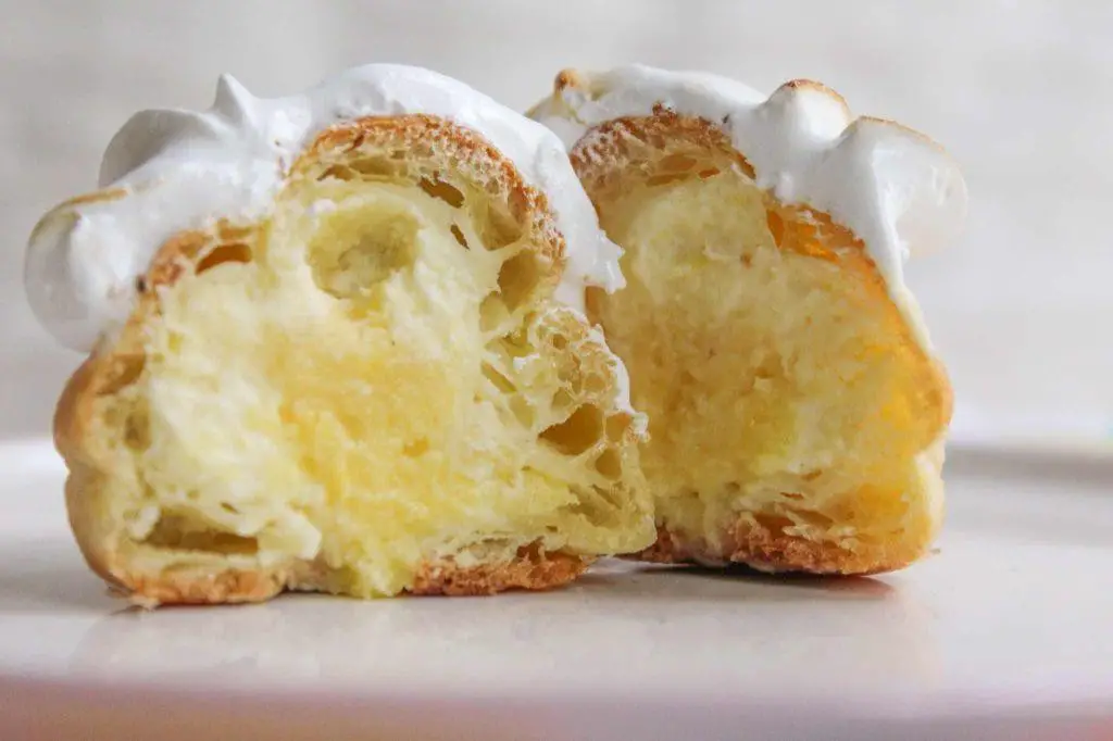 Lemon Meringue Cream Puffs