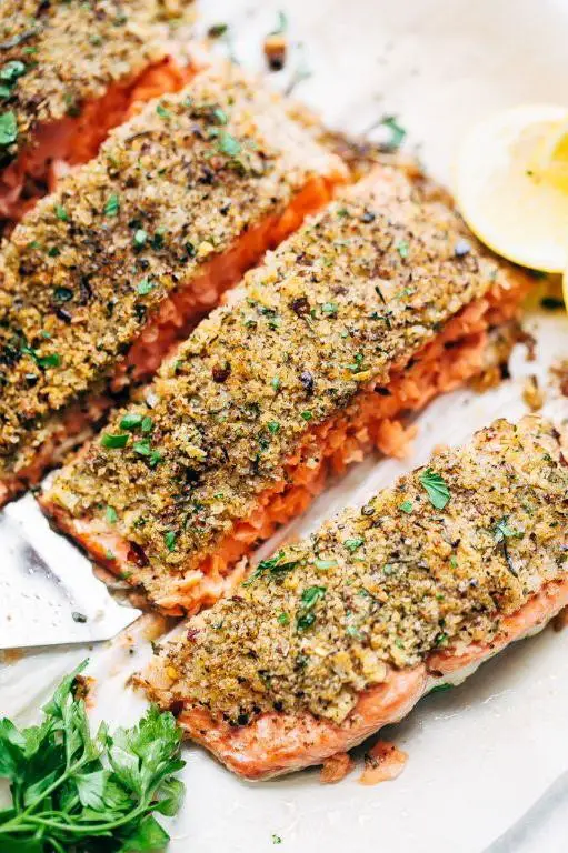 Lemon Pepper Crusted Salmon