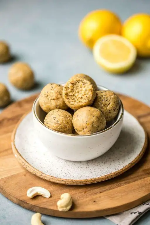 Lemon Poppy Seed Energy Balls