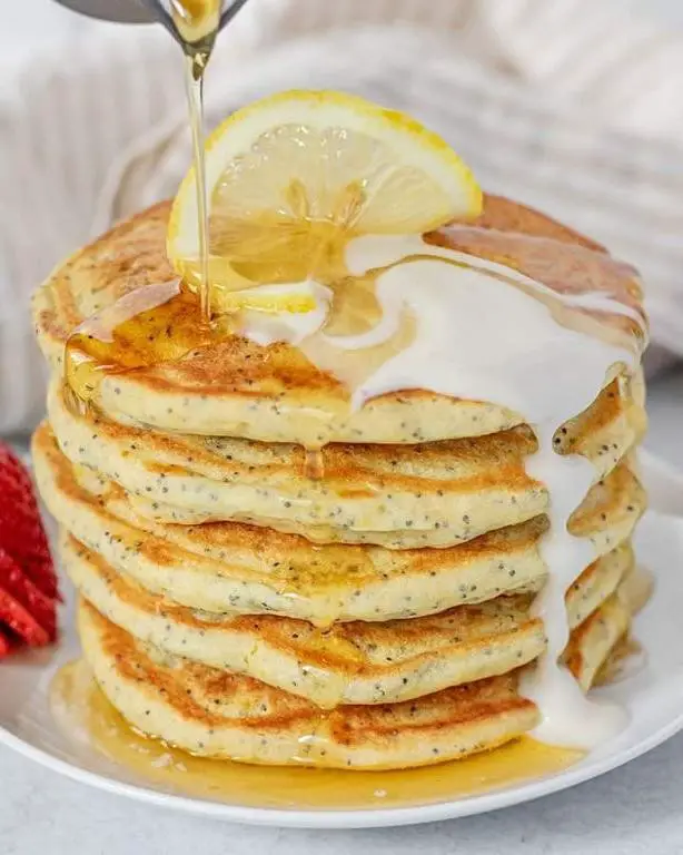 Lemon Poppy Seed Pancakes