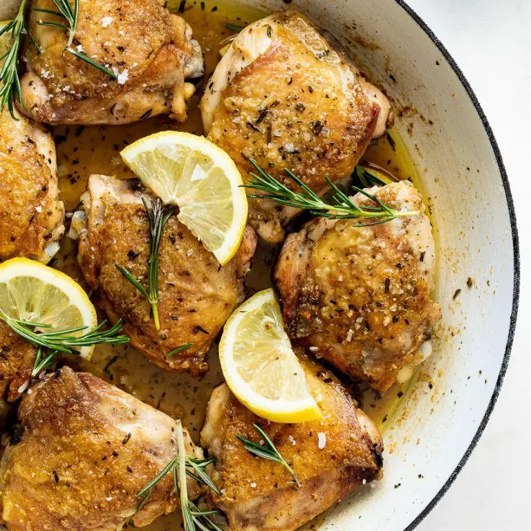 Lemon Rosemary Chicken Thighs