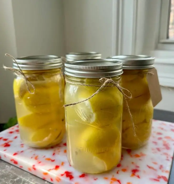 Lemon and Citric Acid Preserved Lemons