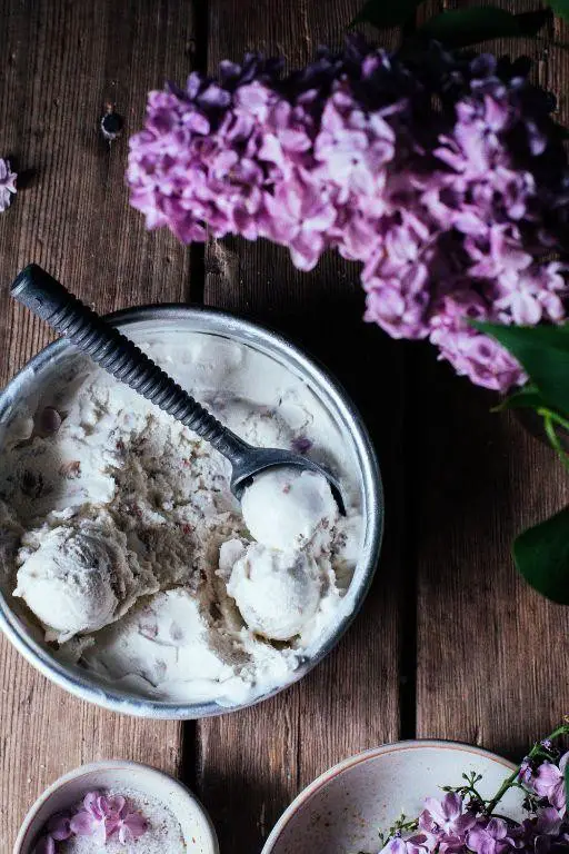 Lilac Flavored Ice Cream