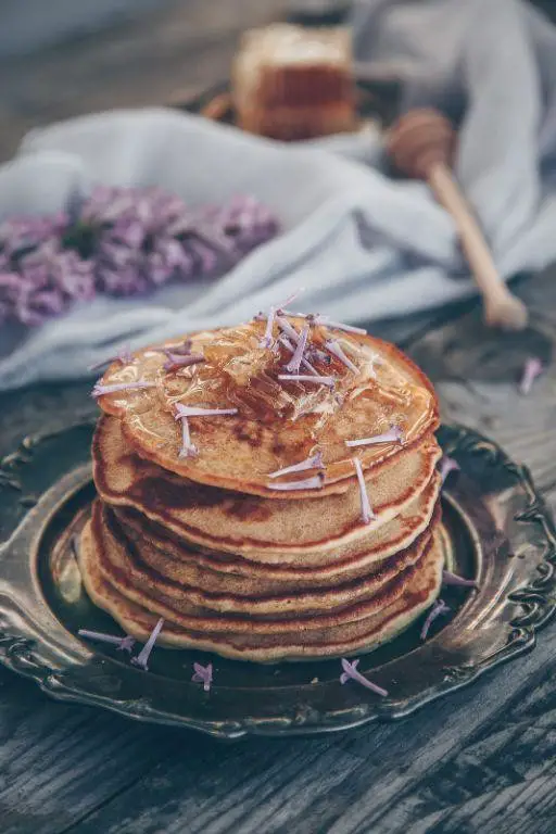 Lilac Flower Pancakes