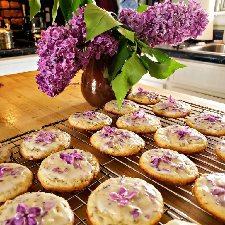 Lilac Sugar Cookies