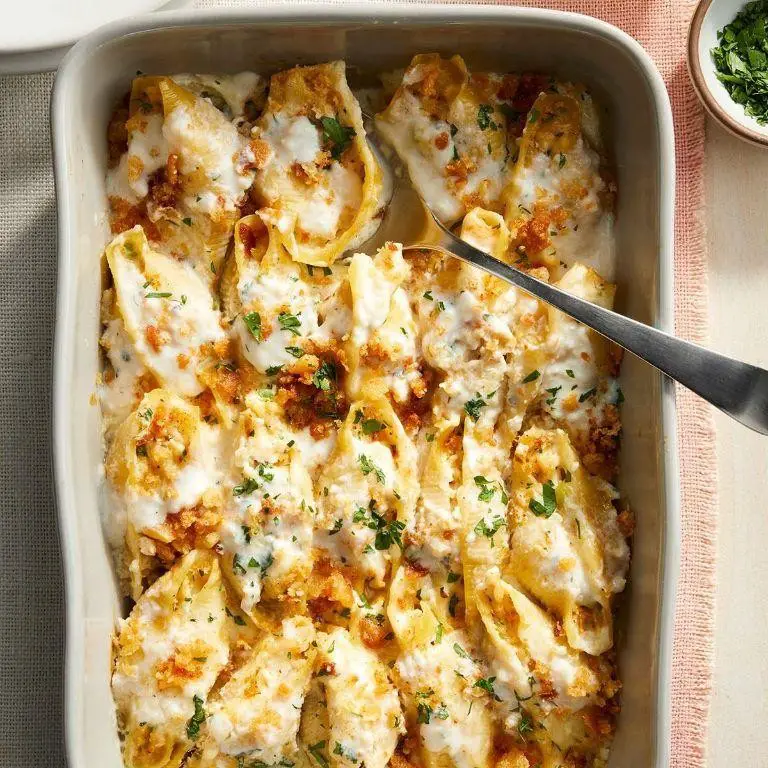 Lobster and Crab Stuffed Shells
