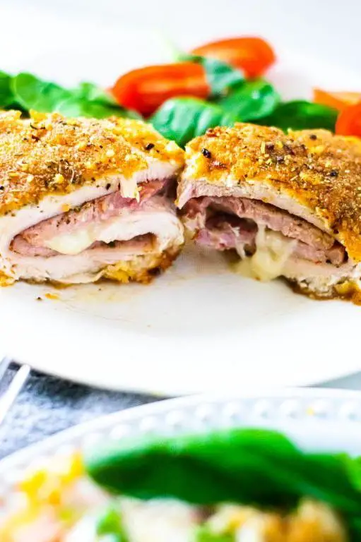 Low Carb Crockpot Chicken Cordon Bleu