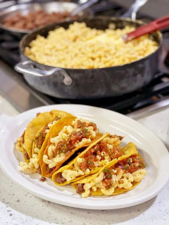 Mac and Cheese Tacos