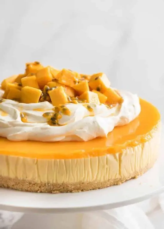 Mango Pulp Cheesecake