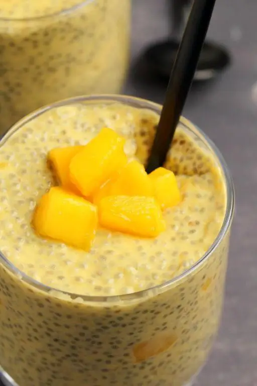 Mango Pulp Chia Pudding