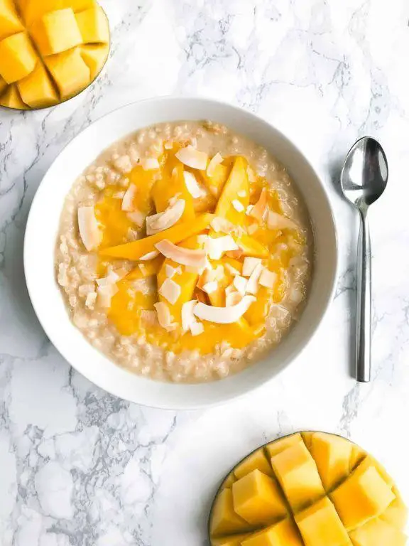 Mango Pulp Rice Pudding