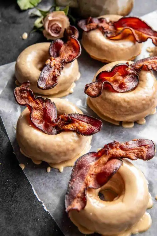 Maple Bacon Baked Donuts