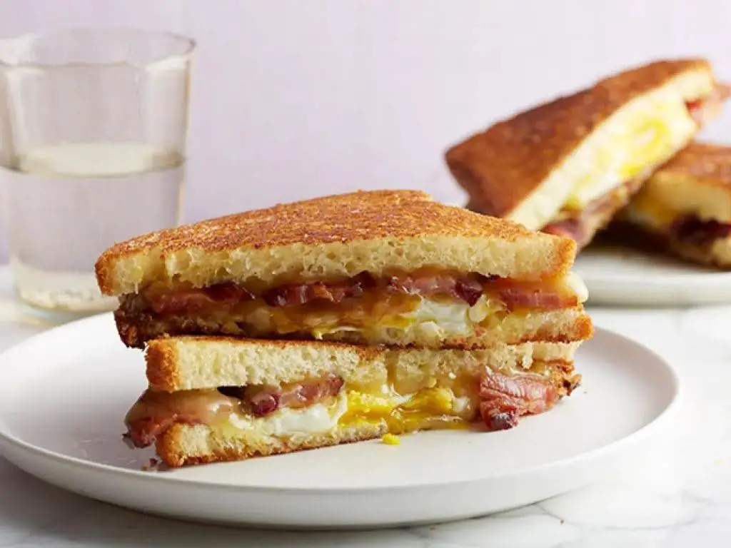 Maple Bacon and Egg Sandwich