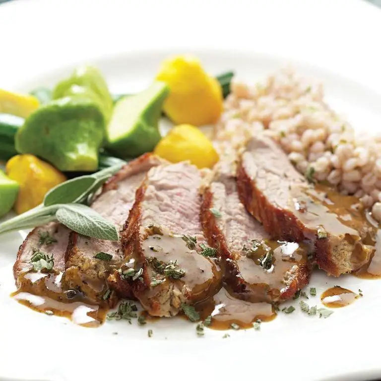 Maple Mustard Chopped Pork Tenderloin