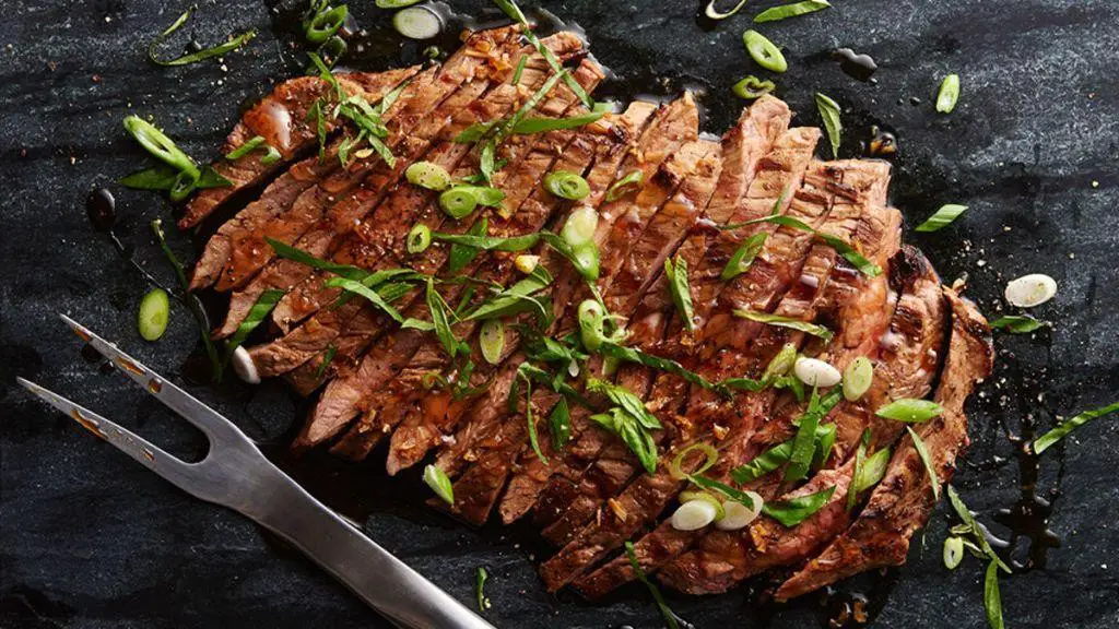 Maple Soy Glazed Flank Steak