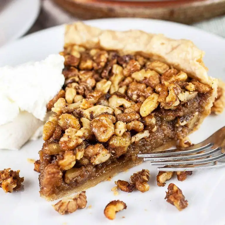 Maple Walnut Single Crust Pie