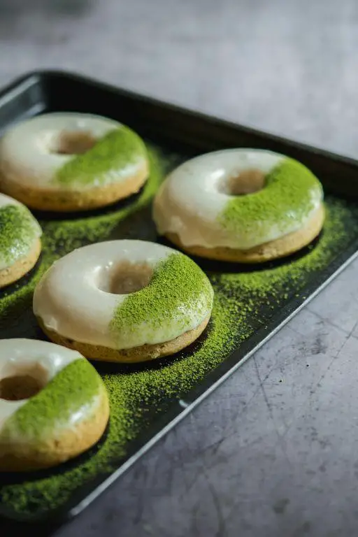 Matcha Green Tea Baked Donuts