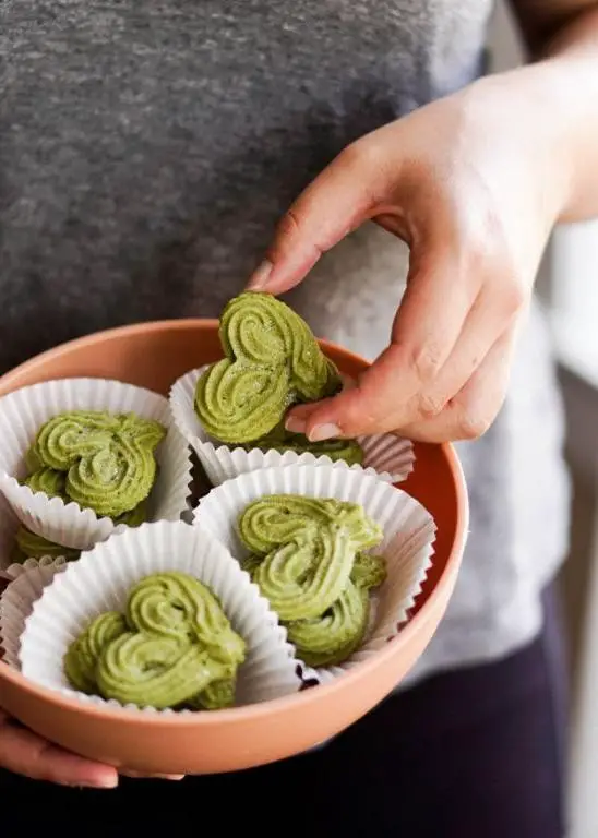 Matcha Green Tea Butter Cookies